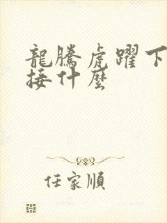 龙腾虎跃下一句接什么