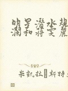 明星潜水规则杨澜和蒋雯丽