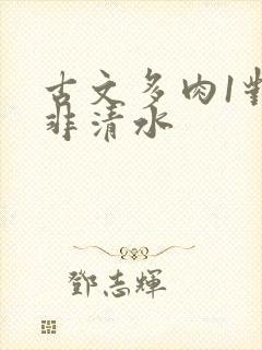 古文多肉1对n非清水