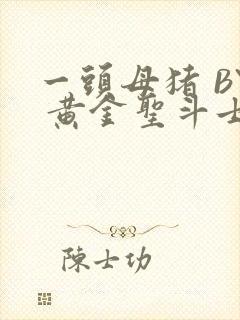 一头母猪 BY 黄金圣斗士