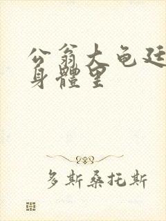 公翁大龟廷进我身体里