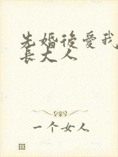 先婚后爱我的市长大人