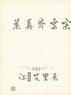 叶真齐云宗免费