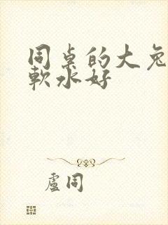 同桌的大兔子好软水好