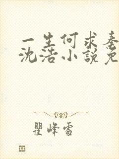 一生何求秦菲雪沈浩小说免费阅读全文