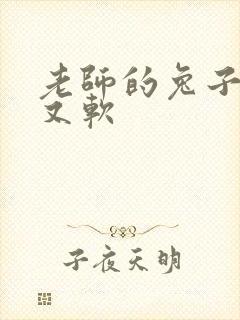 老师的兔子又大又软