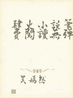 肆火小说笔趣免费阅读无弹窗