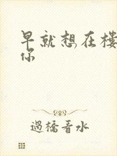 早就想在楼梯要你