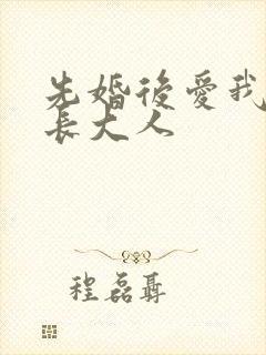 先婚后爱我的市长大人