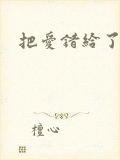 把爱错给了你