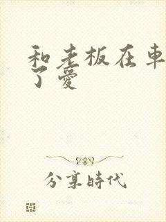 和老板在车里做了爱