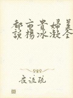 都市贵妇美腿小说杨冰凝全文阅读