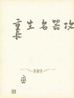 重生名器攻略兄长