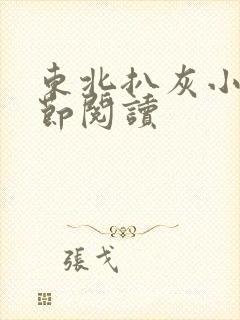 东北扒灰小说分节阅读