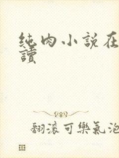 纯肉小说在线阅读