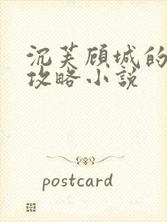 沉芙顾城的优质攻略小说