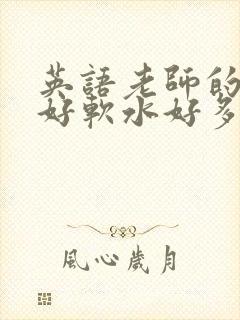 英语老师的兔子好软水好多