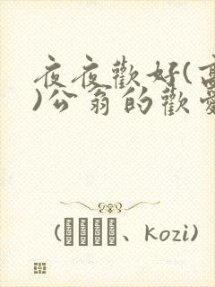 夜夜欢好(高h)公翁的欢爱h