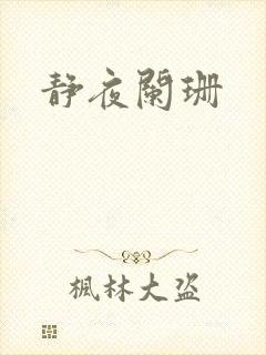 静夜阑珊