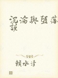 沉沦与堕落的小说