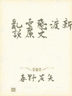 乱云飞渡新编小说原文