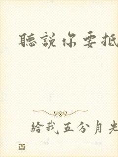 听说你要抵抗我