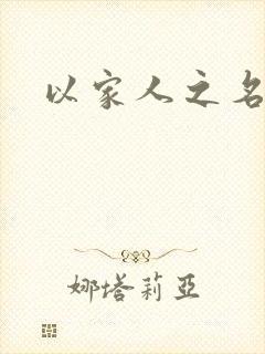 以家人之名小说
