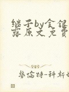 继子by金银花露原文免费阅读