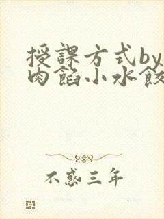 授课方式by 肉馅小水饺