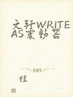 文轩WRITEAS震动器