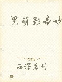 黑萌影帝妙探妻