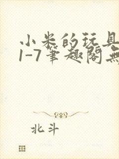 小米的玩具日记1-7笔趣阁无广告