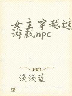女主穿越进18游戏npc
