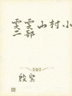 雯雯山村小说第二部