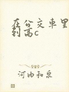 在公交车里c弄到高c