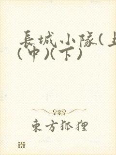 长城小队(上)(中)(下)