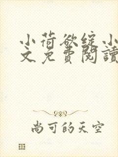 小荷欲绽小说全文免费阅读笔趣阁