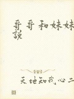 哥哥和妹妹的小说