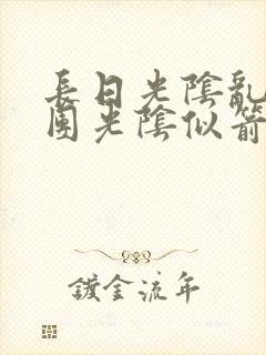 长日光阴乱作一团光阴似箭笔趣阁最新类似