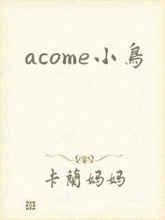 acome小鸟