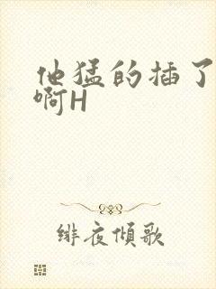 他猛的插了进去啊H