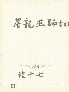 屠龙巫师txt