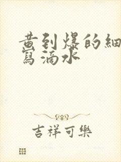 黄到爆的细节描写滴水