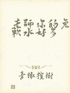 老师你的兔子好软水好多
