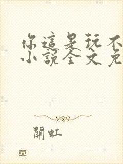 你这是玩不起呀小说全文免费阅读