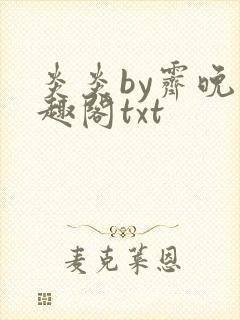 炎炎by霁晚笔趣阁txt