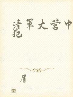 清军大营中的女犯