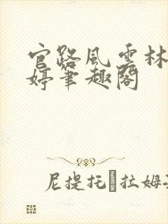 官路风云林海姜婷笔趣阁