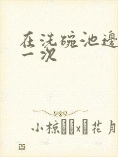 在洗碗池边要了一次