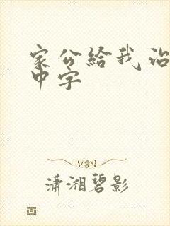 家公给我治疗5中字